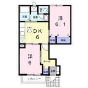 ハーモニーコーポ・21 Bの間取り画像