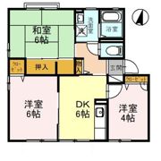 パインハイツの間取り画像