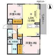 GRAMM深草 Northの間取り画像