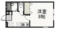 フラット Kの間取り画像