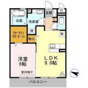 オッツ古賀島の間取り画像