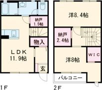 リーフガーデンハイツ Cの間取り画像