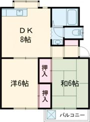 コーポリバティの間取り画像
