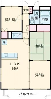 サニーオオタの間取り画像