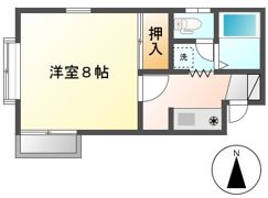 コーポ・ミニトマトⅡの間取り画像