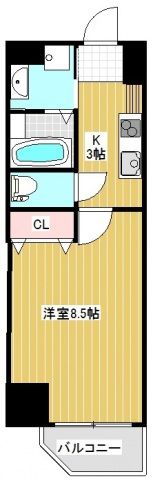ノーブル大手町の間取り画像
