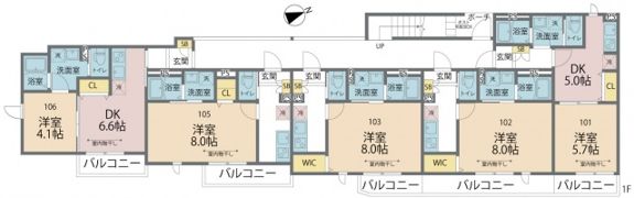 ホレス津田沼の間取り画像