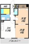 ベルドミールの間取り画像