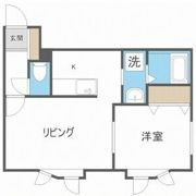 Vivace厚別の間取り画像