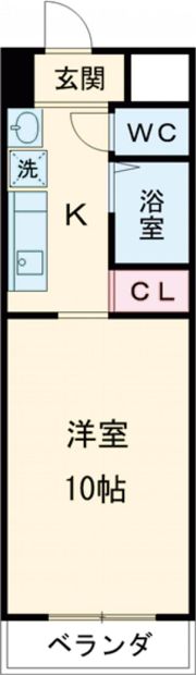 クレスト名駅西の間取り画像