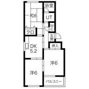 メゾンドアインの間取り画像