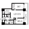 D'グラフォート札幌ステーションタワーの間取り画像