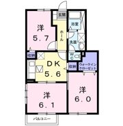 グリーンヒルAの間取り画像