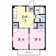 サンビューラーBの間取り画像