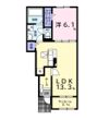 ベルメランジェBの間取り画像