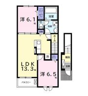 ベルメランジェBの間取り画像