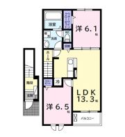 ベルメランジェBの間取り画像