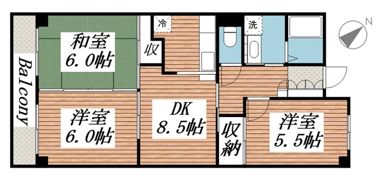 山口ビルの間取り画像