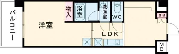 Re-be東三国の間取り画像