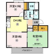 ビューバレー北中央 A棟の間取り画像