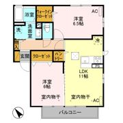 ジヴェルニー 003の間取り画像