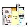 D‐ROOM下連雀の間取り画像