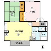 エクセレント山本の間取り画像