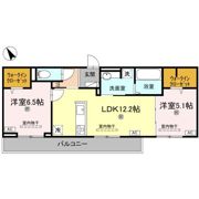 J.リヴェール高松西宝町 A棟の間取り画像