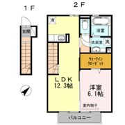 セジュール池亀町 B棟の間取り画像