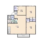 ロビンソン飯塚Bの間取り画像