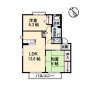 カミーリア A棟の間取り画像
