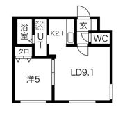 クレインMISONOの間取り画像