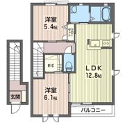 ライズ・プラミネントCの間取り画像