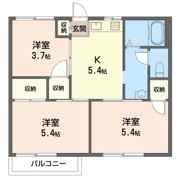 上郷エコーハイツ Cの間取り画像