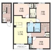 セレナヴィラ Cの間取り画像