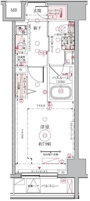 クレヴィスタ押上の間取り画像