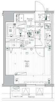 PREMIUM CUBE 駒込の間取り画像