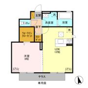 カーサ金吹 Bの間取り画像