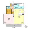 カーサ金吹 Bの間取り画像