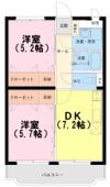 エスポワールはるかの間取り画像