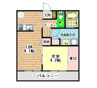 Lecherien和泉（ルシェリア）の間取り画像