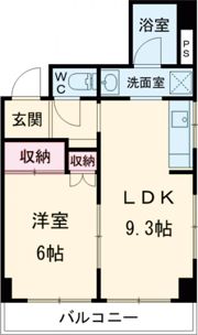 ダイヤマンションの間取り画像