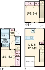 プレミアム田代本町 Ⅱの間取り画像