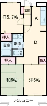 ラークバーレィの間取り画像