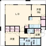 Dグラフォート神戸三宮タワーの間取り画像