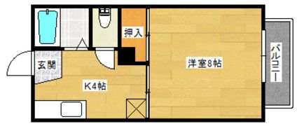 クレアトール高屋 B棟の間取り画像