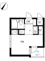 スカイコート西川口第5の間取り画像