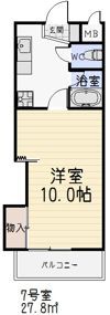 第2アイオーキャッスルの間取り画像