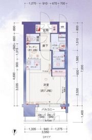 プレサンス名古屋駅前の間取り画像
