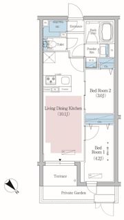 アーバネックス文京小石川の間取り画像